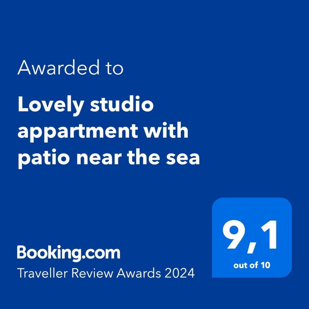 Lovely Studio Appartment With Patio Near The Sea Копер Экстерьер фото